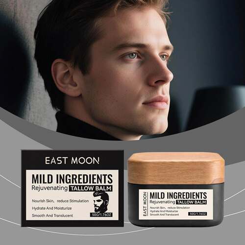 EAST MOON Men's Facial Moisturizer - Gentle formula, smooth