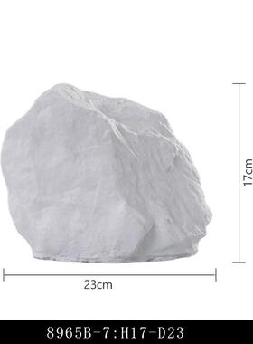 正品现代简轻奢家居样板饰房品客厅陶约瓷金山摆件软装品送礼假山