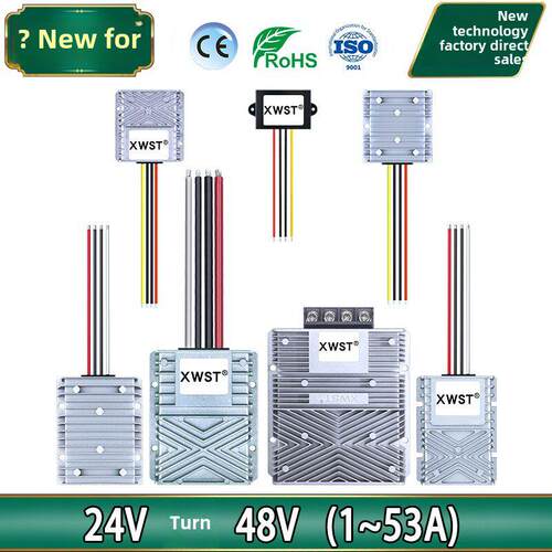 24V至48V电源转换器24V至48V Dc升压器Dc-Dc防水模块稳定