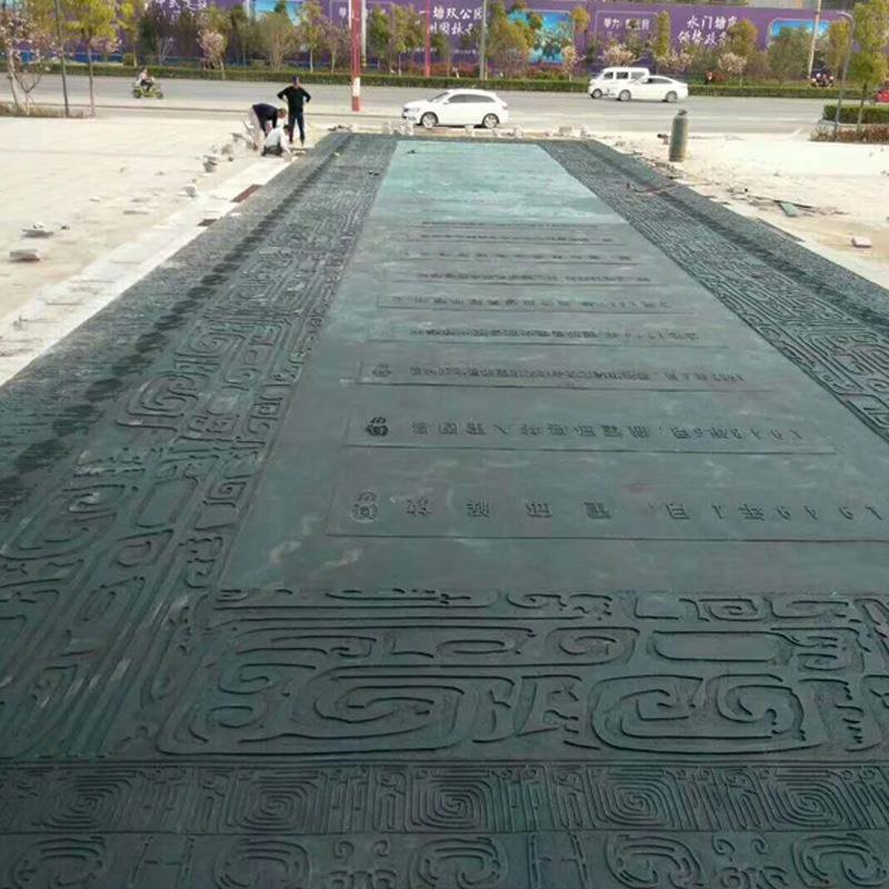 小区楼下铸现代人物雕像紫铜浮雕 万里长城浮雕壁画 人物铜像厂