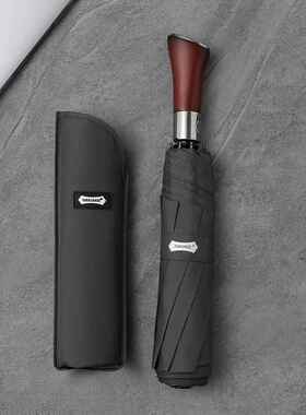 正品PARACHAS刀柄男士古全自动伞1.2米加折叠E雨伞大韩国森覆系商