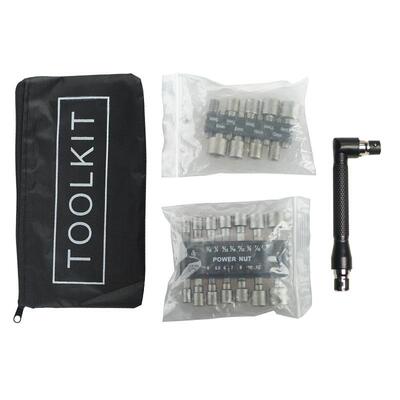 芸贝9/14件套六角套筒喷嘴螺母起子钻头适配器电动工具扳手螺丝用