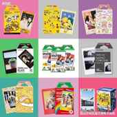 7C彩边卡通相纸 7S花3 富士拍1立得白nimini寸边相纸1