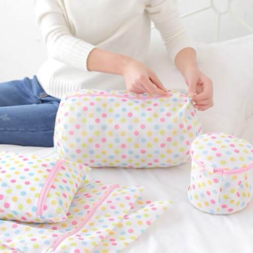Wholesale Large Capacity Printed Fine Mesh Laundry Bag for W