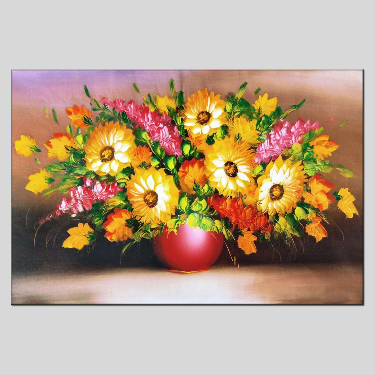花卉油画,装饰油画,手绘油画,客厅油画,无框油画,欧式油画