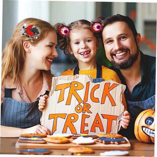 spider Childrens hairpin cli web edge pumpkin Halloween