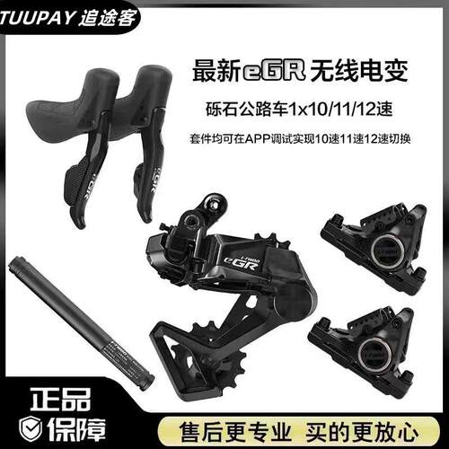 蓝图L-TWOO越野公路车砾石油压电子变速套件eGR1X10-12速碟刹改装