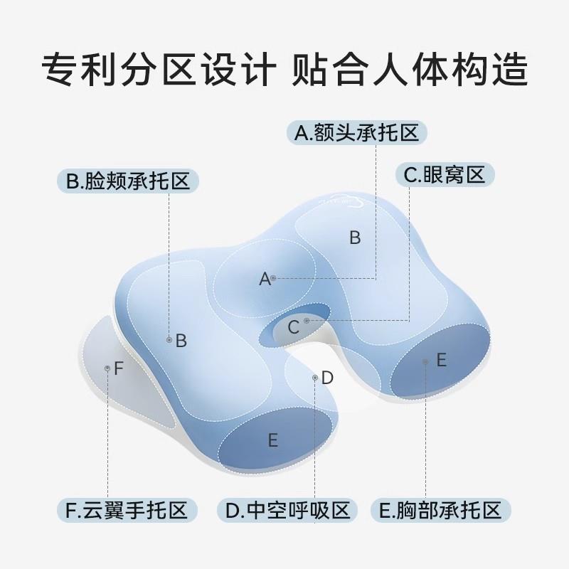 时光存折云朵z5午睡枕午休枕趴睡枕午休办公室睡觉神器腰靠图片