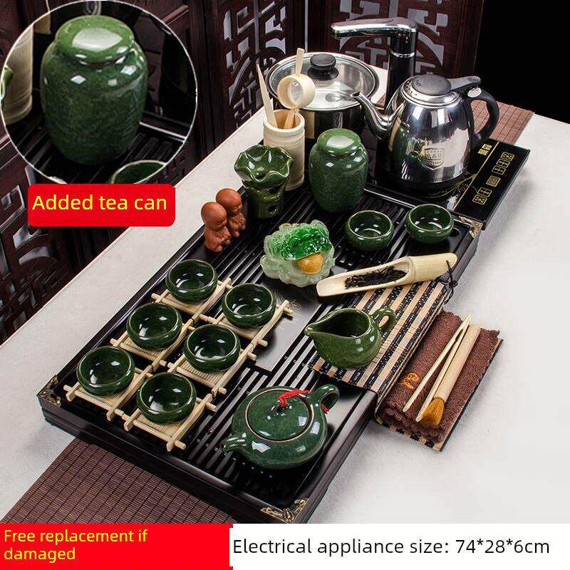 饮茶茶具功夫茶具家用紫泥黑金石茶盘茶道茶具简易宿舍茶具