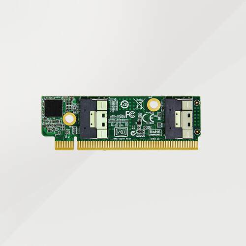 独立显卡U.2扩展适配器扩展Pcie4.0 X16到Slimsas 8654 1U适配器