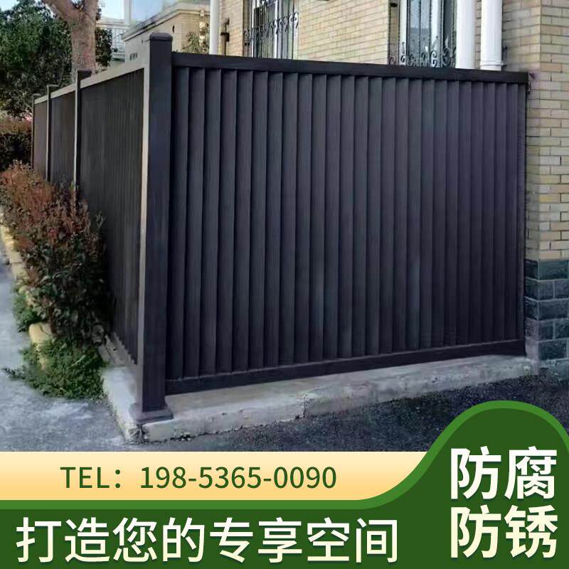 铝艺护栏围栏别墅庭院围栏户外花园铝合金护栏简约社区院子护栏
