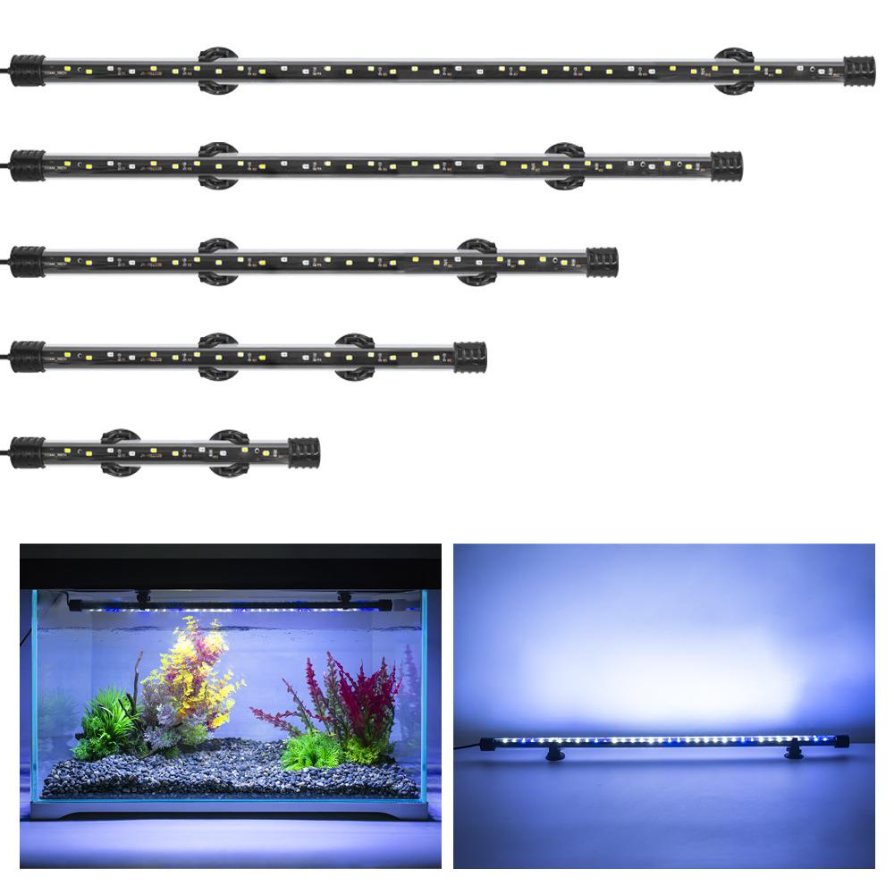 水族潜水灯 鱼缸灯蓝白光 高亮度LED观赏鱼照明造景水族灯USB款式
