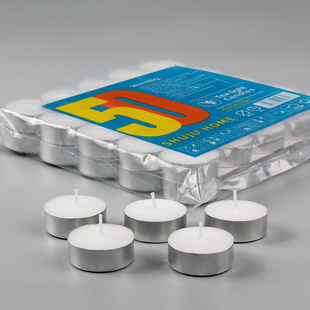 压制茶蜡品质厂家50个装燃烧4小时煮茶求婚节日表白蜡烛摆件