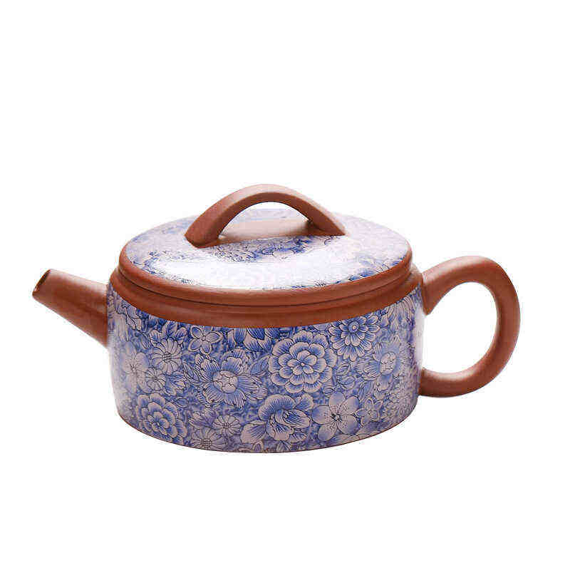 朱泥紫砂万花汉瓦壶半手工原矿功夫泡茶单壶伴手礼,餐饮具,茶壶,淘宝优惠券,粉丝福利购,淘宝优惠卷