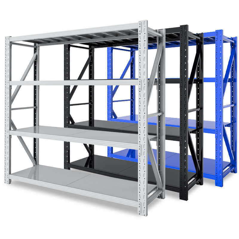 货架仓库仓储重型铁架快递轻型家用多层储物置物架中型货架子