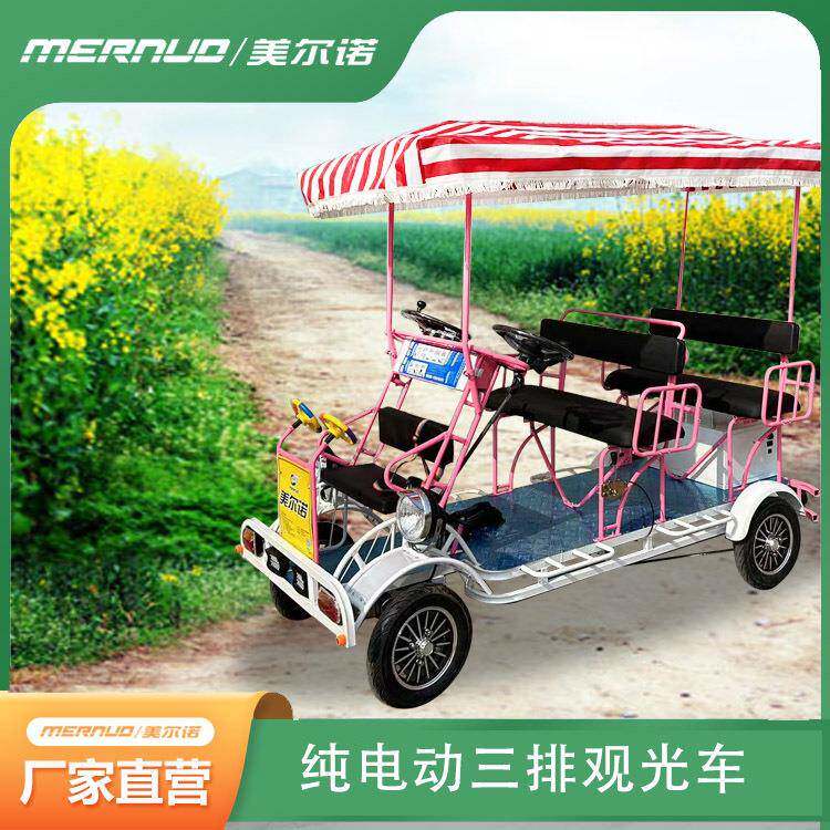 电动观光车生产厂家景区游览四人公园代步四轮骑行出租6人老爷车