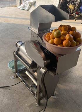厂家直供商用不锈钢苹果螺旋榨汁机葡萄梨西瓜螺旋压榨机渣汁分离