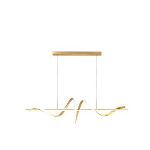 餐厅灯北欧风格 吊灯创意长条吧餐桌一字led长条灯现代简约餐桌灯