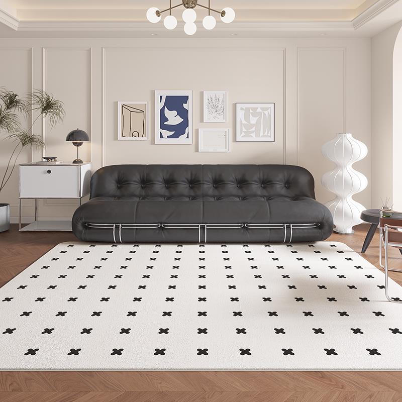 高档大江垫北欧榻积榻地米卧室地毯用大面家床边满铺房间客厅茶几