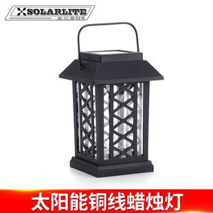 饰庭院灯草坪灯供应 D115铜线灯户外庭院布艺花灯景观装