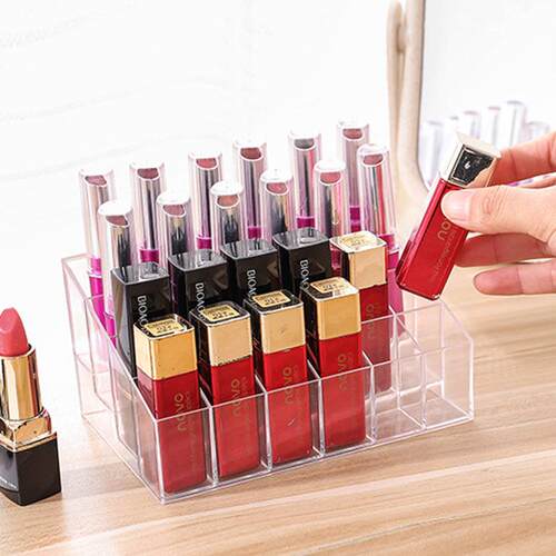 Acrylic Transparent Nail Polish and Eyebrow Pencil Display S