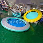 充气浮台 拉丝PVC充气平台便携式 充气水吊床 泳池躺椅 新款