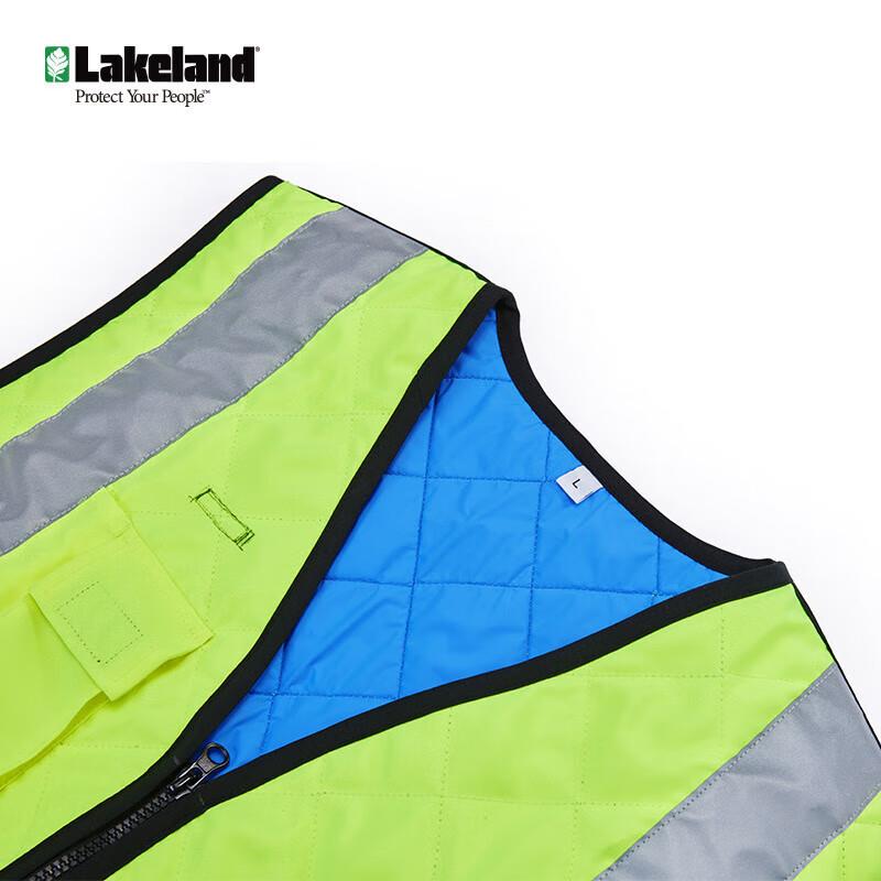 雷克兰(Lakeland)夏季高温作业浸水反光降温马甲CV30均码
