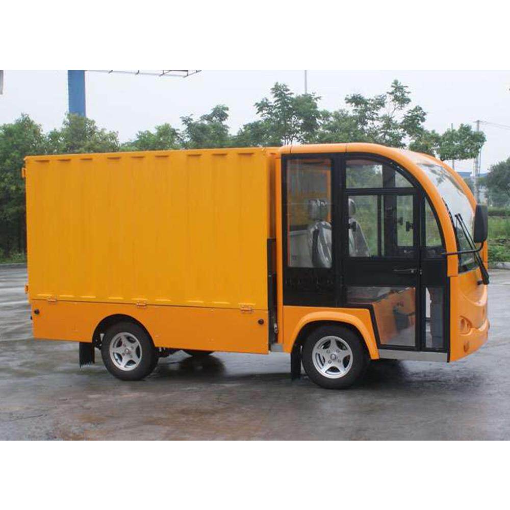 带棚广告宣传高尔夫款式低速微型油电两用四轮代步燃油观光车