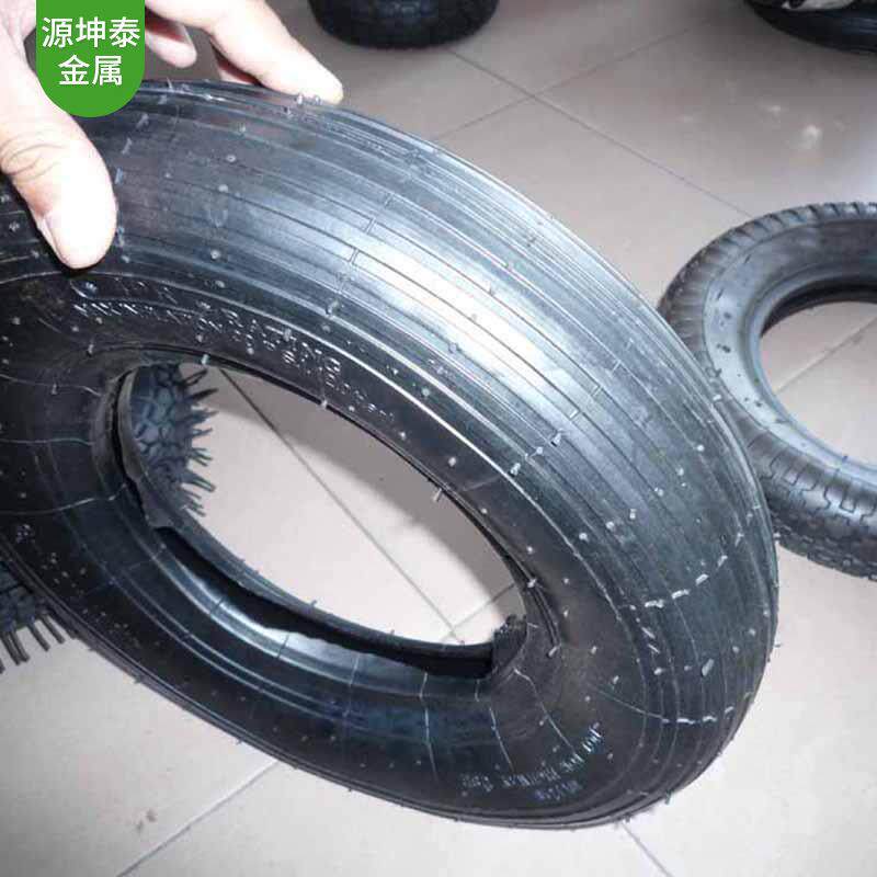 手推车橡胶脚轮工业用充气脚轮定向工具车平板车充气轮胎