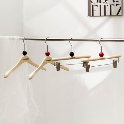 Epeiushome实木晾衣架裤架家用衣物收纳神器无痕晾晒外套挂架裤夹