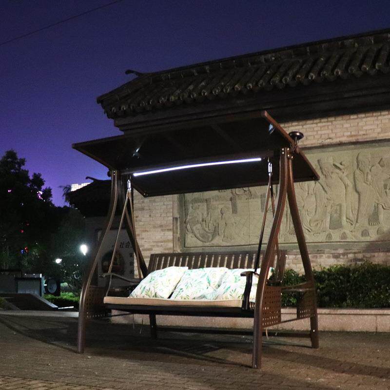 秋千户外庭院花园荡秋千吊椅铝合金摇椅室外秋千椅防雨吊床家用