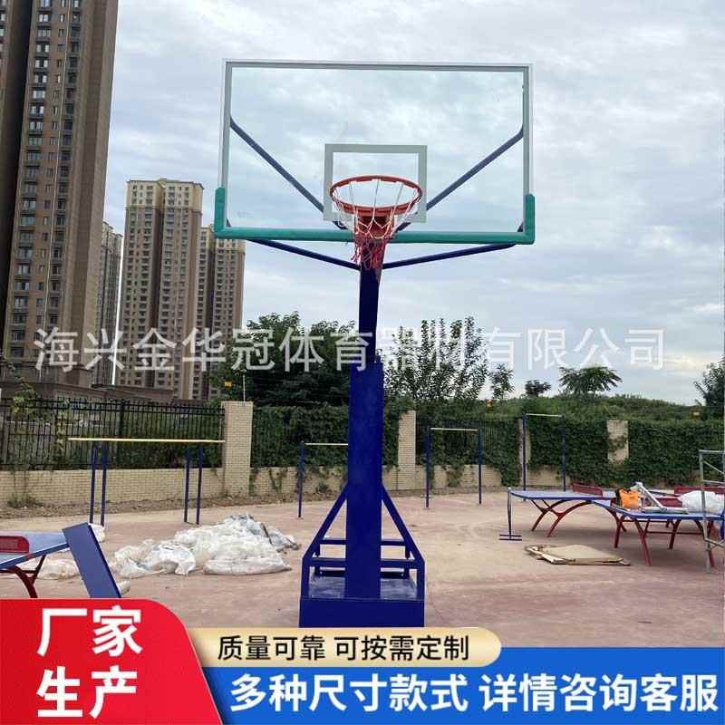 平箱篮球架学校平箱篮球架室内外篮球架移动升降篮球架