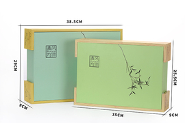 崂山日照绿茶包装盒空礼盒白茶碧螺春毛尖通用茶叶礼盒装空盒定制