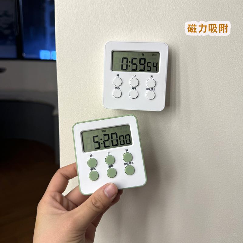迷你小闹钟挂墙学生专用计时儿童女孩桌面钟表时间显示器电子时钟图片