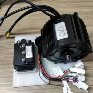 SL12040同步永磁电机XT150快插口花键轴带温度传感器加迷你控制器