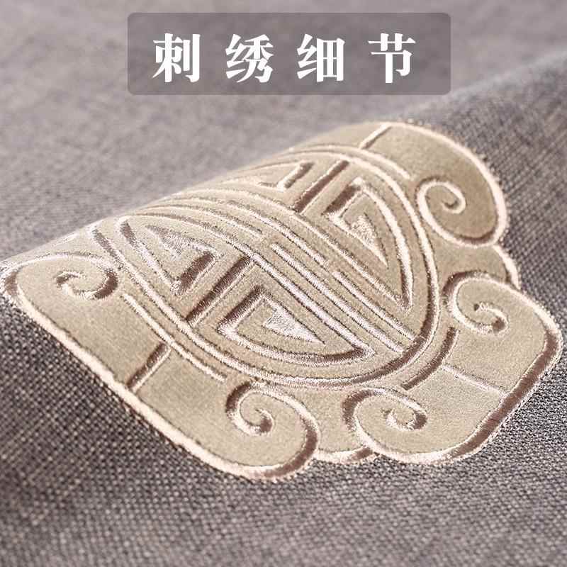 新款红木沙发专用新中式乳胶家用沙发垫罗汉床靠枕垫子五件套