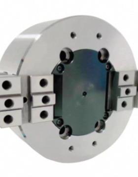 H2PL宽座二爪长行程液压工装卡盘精密夹紧可调式稳定小高精度夹持