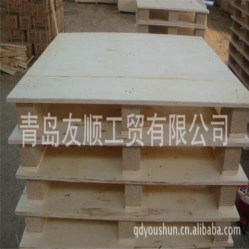 加厚供应胶合板托盘青岛四面进叉胶合板托盘经久耐用木制木架