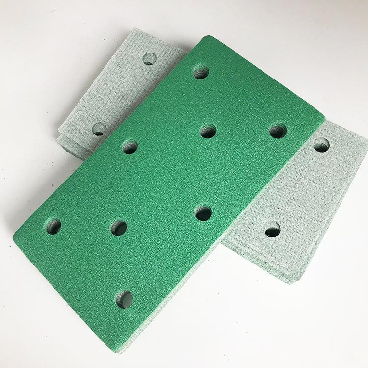 大美汽车干磨83+2+3绿砂纸绿色背绒18m0m方打磨费斯托摩形卡沙皮