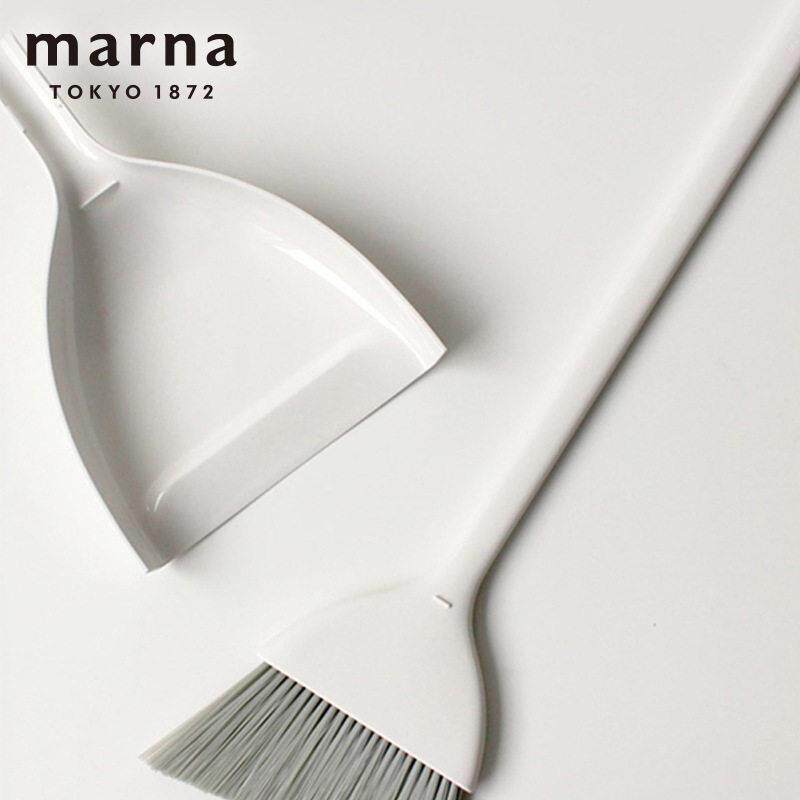 Marna站立式扫帚组合套装扫地不沾头发扫把簸箕垃圾铲家用简约