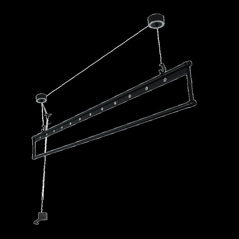 小阳台升降晾衣架单杆式室内自动手摇晒被架双杆式东龙