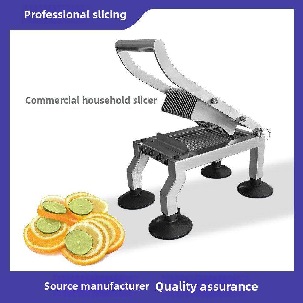 商用果蔬切片机多功能切菜器手动不锈钢手动柠檬黄瓜切片切条