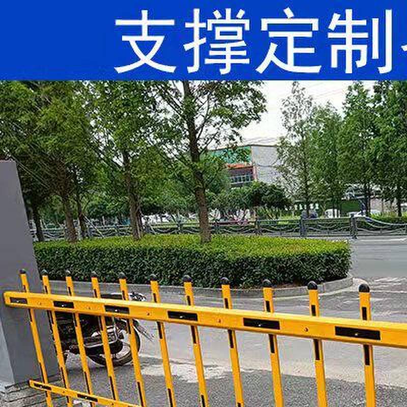 栅栏道闸杆停车场升降挡车双层黄黑八角四方栅栏杆小区门禁起落杆