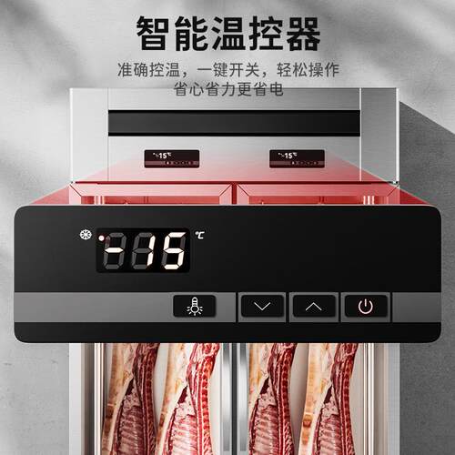 喜莱盛挂肉柜商用牛羊肉保鲜柜鲜肉猪肉展示柜冷藏酸柜熟成柜立式