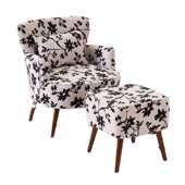 北欧简约单人沙发阳台客厅卧室休闲实木懒人美式 复古风布艺沙发椅