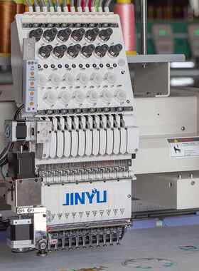JIJY-1201+NYYU金绣机 誉J-1201+C /平绣加绳绣装置 自动电脑绣花