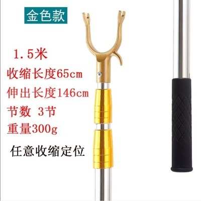 加厚衣叉杆不锈钢加厚挑衣杆衣撑衣杆加长2.1米4米晒衣杆金属新品