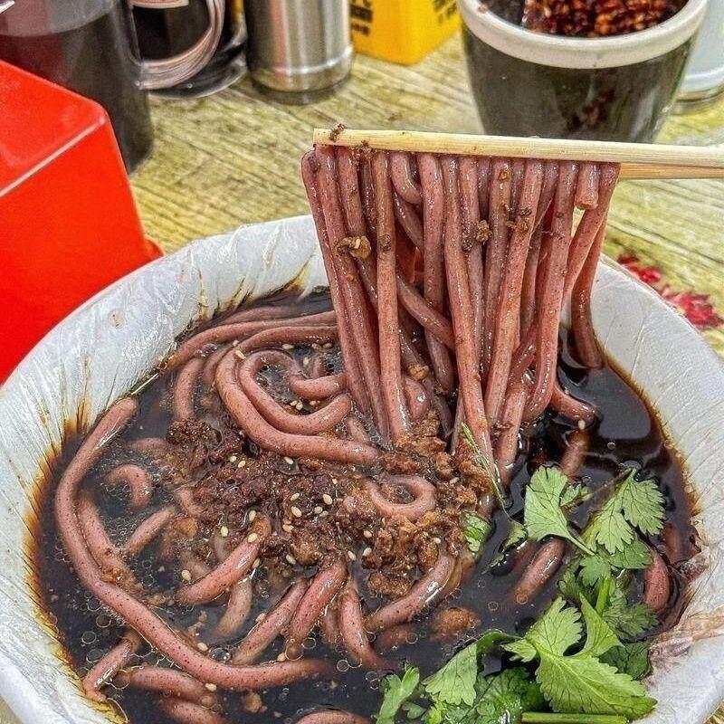 东北高粱米饸饹面条高粱面半干面代餐主食真空独立包装粗粮杂粮