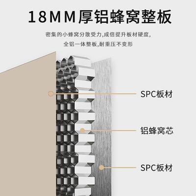 EGNS英歌尼斯奶油风蜂窝铝柜一体陶瓷盆大容量洗脸池卫生间浴室柜