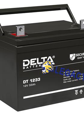 DELTA蓄电池DT123312V33AH35AH安防移动通讯系统电池